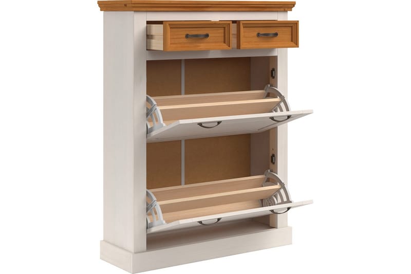 Selma Skoskåp 90x115 cm - Vit - Förvaring - Skoförvaring - Skoskåp