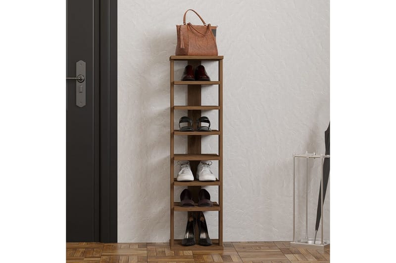 Seynor Skoskåp 29,6 cm - Valnöt - Förvaring - Skoförvaring - Skoskåp