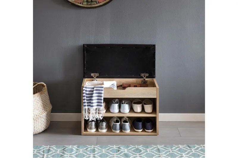 Shiheem Skohylla 60x30 cm - Trä/natur - Förvaring - Skoförvaring - Skoskåp