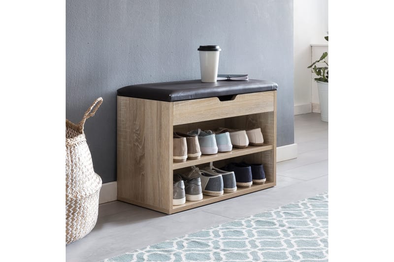 Shiheem Skohylla 60x30 cm - Trä/natur - Förvaring - Skoförvaring - Skoskåp