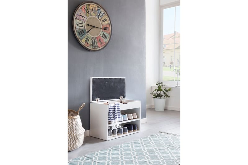 Shiheem Skohylla 60x30 cm - Vit - Förvaring - Skoförvaring - Skoskåp