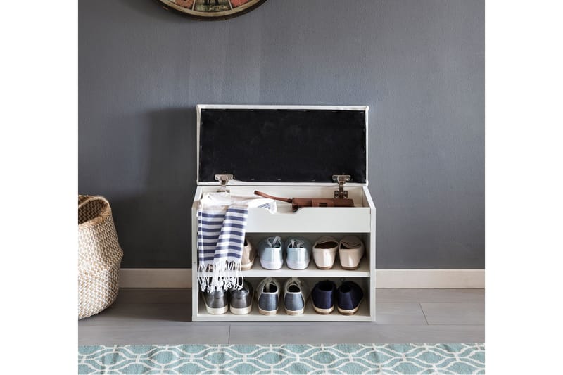 Shiheem Skohylla 60x30 cm - Vit - Förvaring - Skoförvaring - Skoskåp