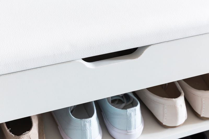 Shiheem Skohylla 60x30 cm - Vit - Förvaring - Skoförvaring - Skoskåp