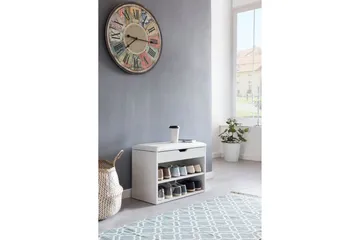 Shiheem Skohylla 60x30 cm - Vit - Förvaring - Skoförvaring
