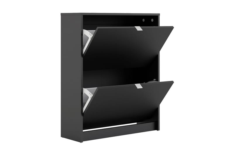 Shoey Skoskåp 2 Fack - Svart - Förvaring - Skoförvaring - Skoskåp