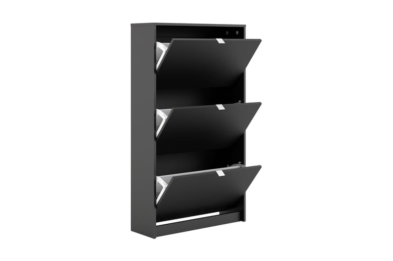 Shoey Skoskåp 3 Fack - Svart - Förvaring - Skoförvaring - Skoskåp