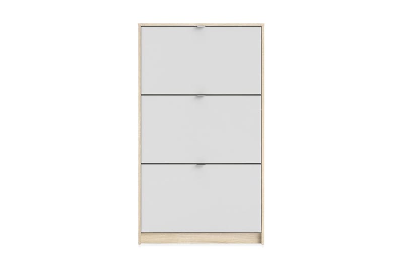 Shoey Skoskåp 3 Fack - Trä/natur/Vit - Förvaring - Skoförvaring - Skoskåp