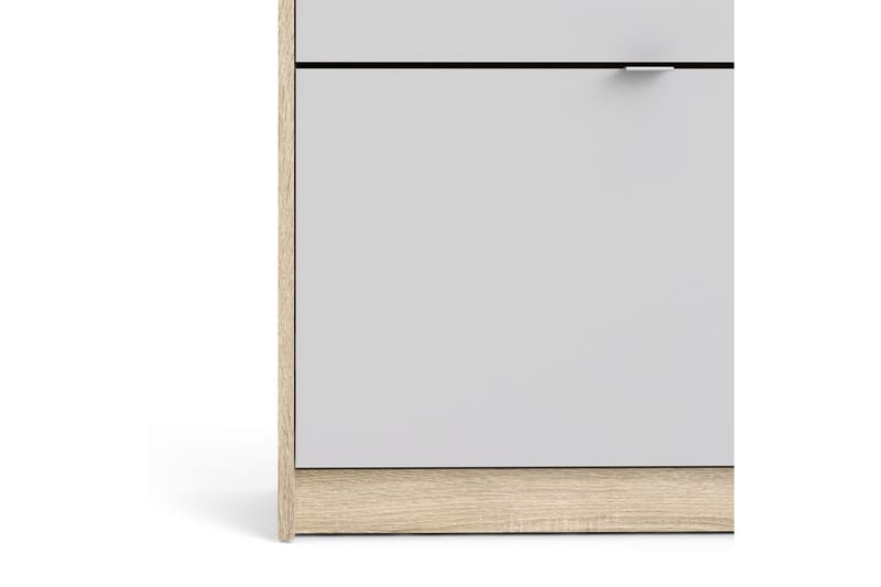 Shoey Skoskåp 3 Fack - Trä/natur/Vit - Förvaring - Skoförvaring - Skoskåp