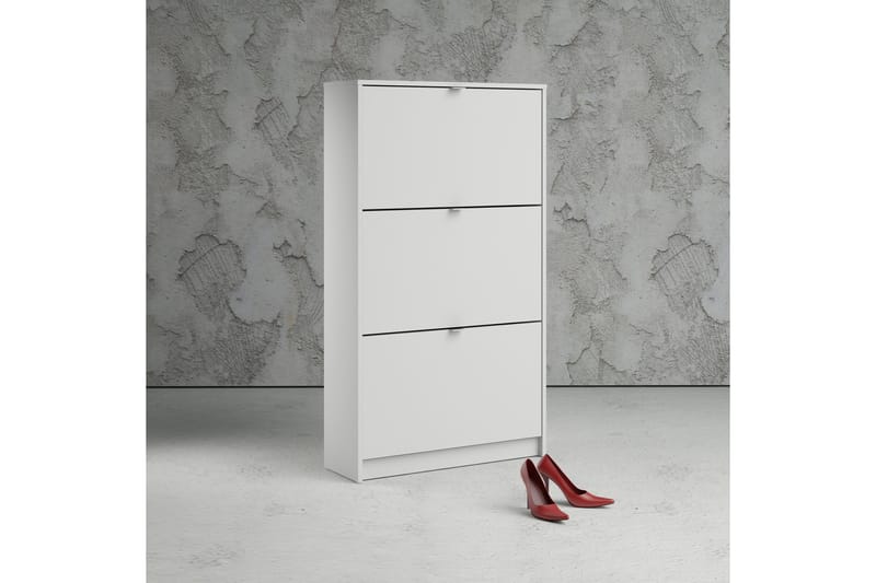 Shoey Skoskåp 3 Fack - Vit - Förvaring - Skoförvaring - Skoskåp