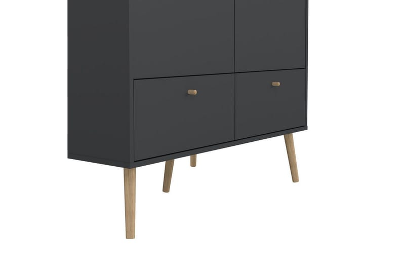 Shoey Skoskåp 4 Fack - Svart - Förvaring - Skoförvaring - Skoskåp