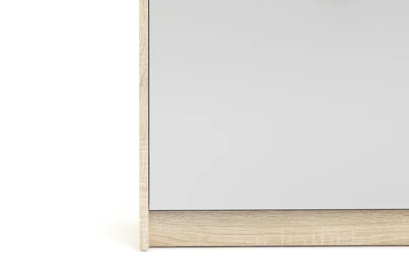 Shoey Skoskåp 4 Fack - Trä/natur/Vit - Förvaring - Skoförvaring - Skoskåp