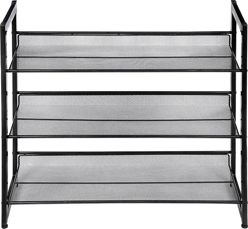 Sibel skohylla svart 74 x 62,5 cm, Svart