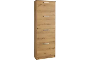 Skoförvaring Bill 55x21x157 cm, Natur - 55x21x157 cm, Natur - Förvaring - Skoförvaring