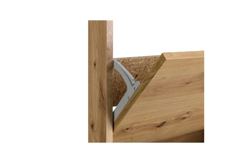 Skoförvaring Bill 55x21x157 cm, Natur - 55x21x157 cm, Natur - Förvaring - Skoförvaring - Skoskåp