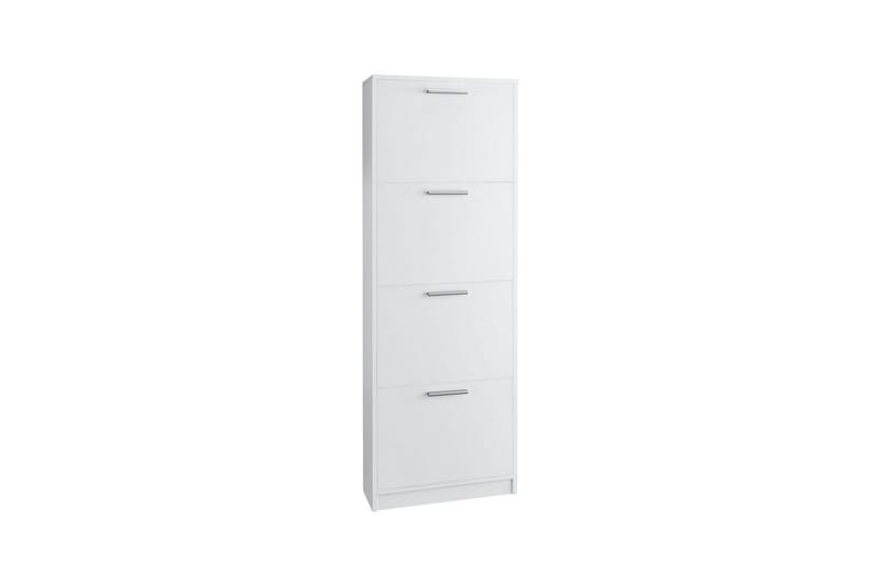 Skoförvaring Bill 55x21x157 cm, Vit - 55x21x157 cm, Vit - Förvaring - Skoförvaring - Skoskåp