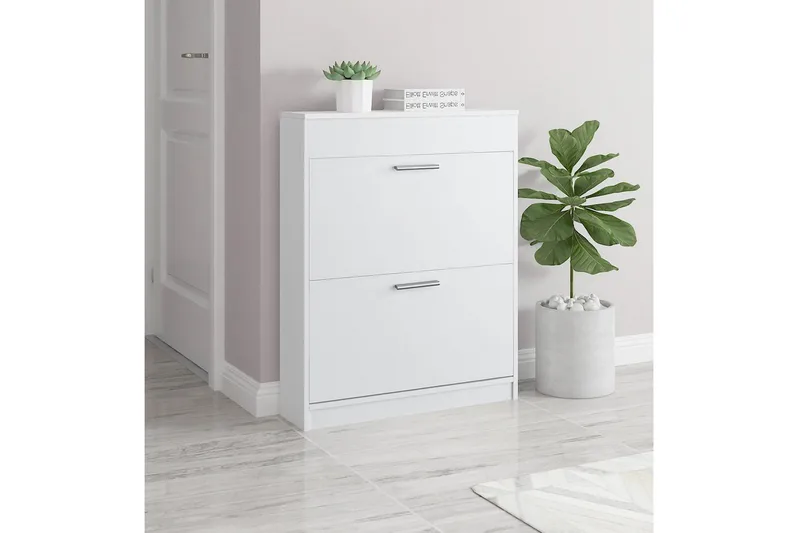 Skoförvaring Bill 75x21x95 cm, Vit - 75x21x95 cm, Vit - Förvaring - Skoförvaring - Skoskåp