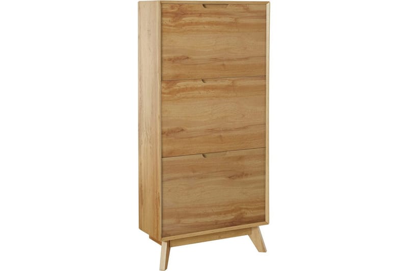 Skoförvaring Ezra 3 klaffar 60x24x125 cm, Wotan-ek, 60x24x125 cm, Wotan-ek