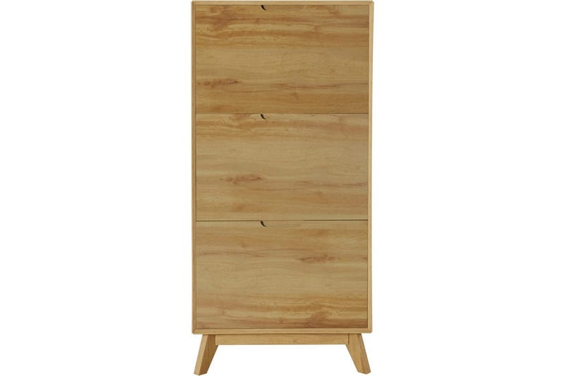 Skoförvaring Ezra 3 klaffar 60x24x125 cm, Wotan-ek - 60x24x125 cm, Wotan-ek - Förvaring - Skoförvaring - Skoskåp