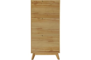 Skoförvaring Ezra 3 klaffar 60x24x125 cm, Wotan-ek - 60x24x125 cm, Wotan-ek - Förvaring - Skoförvaring