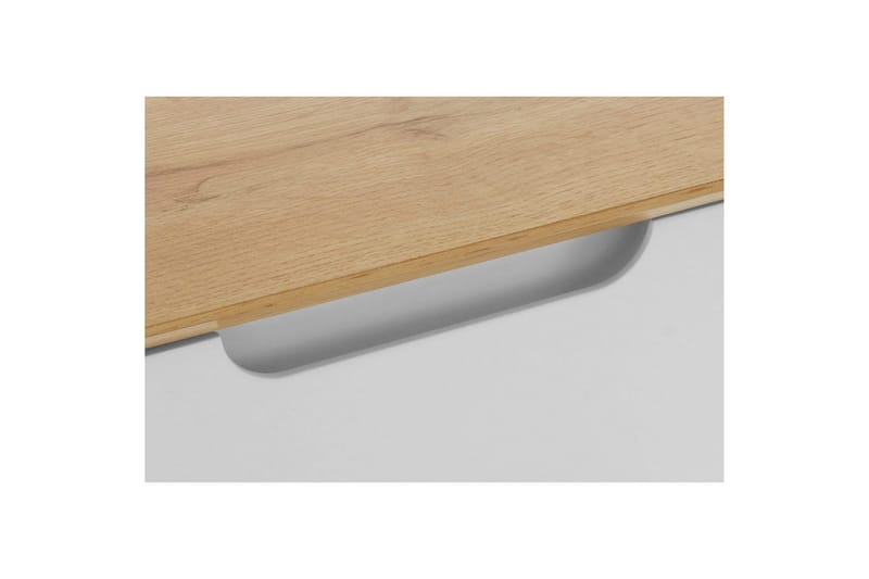 Skoförvaring Ezra 3 klaffar 60x24x125 cm, Wotan-ek/Vit - 60x24x125 cm, Wotan-ek/Vit - Förvaring - Skoförvaring - Skoskåp