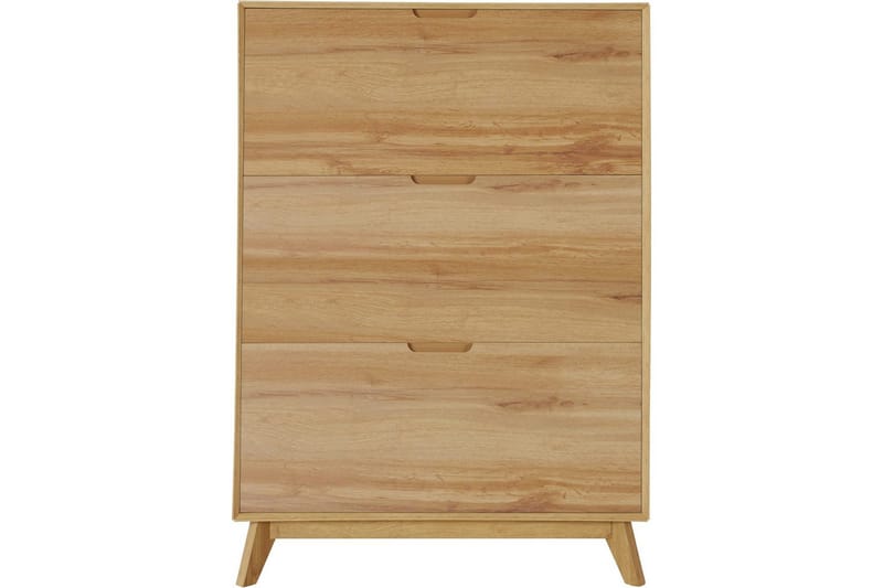 Skoförvaring Ezra 3 klaffar 89x24x125 cm, Wotan-ek - 89x24x125 cm, Wotan-ek - Förvaring - Skoförvaring - Skoskåp
