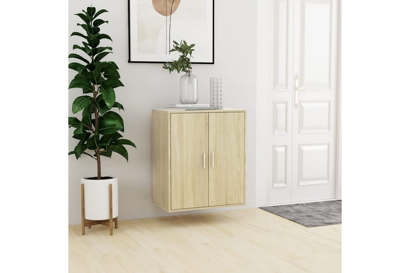 Skohylla sonoma-ek 60x35x70 cm spånskiva - Brun - Förvaring - Skoförvaring