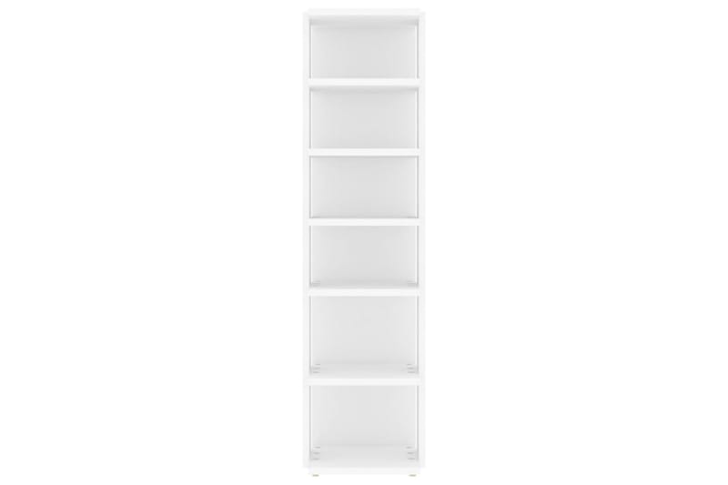 Skohylla vit 25x27x102 cm spånskiva - Vit - Förvaring - Skoförvaring