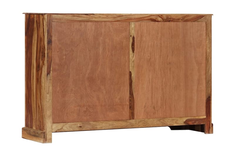 Skoskåp 140x35x90 cm massivt sheshamträ - Brun - Förvaring - Skoförvaring - Skoskåp