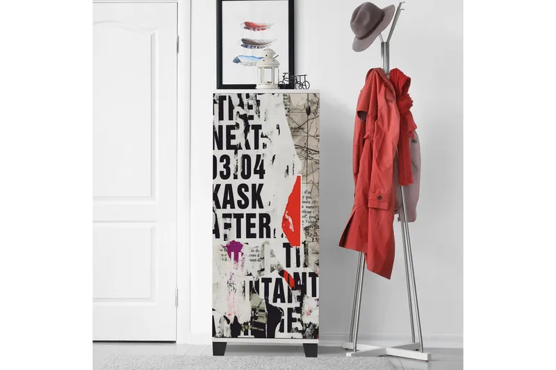 Skoskåp 38x50 cm - Vit - Förvaring - Skoförvaring - Skoskåp