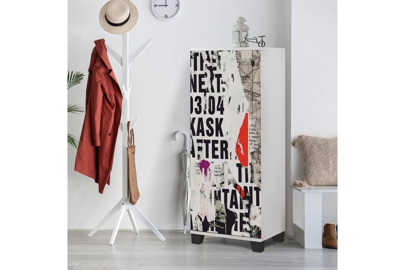 Skoskåp 38x50 cm - Vit - Förvaring - Skoförvaring - Skoskåp