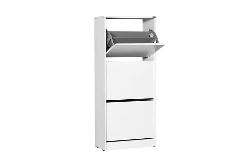 Skoskåp 51x119 cm - Vit - Förvaring - Skoförvaring - Skoskåp