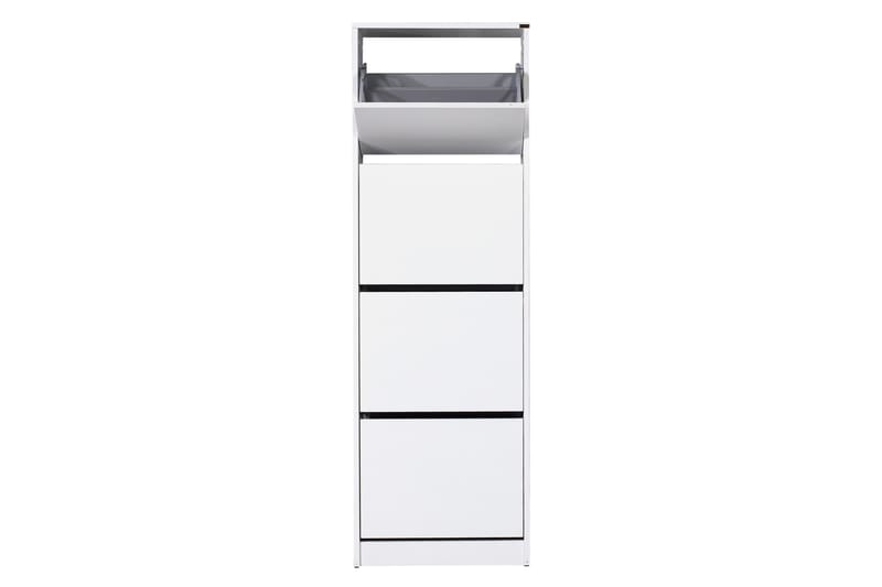 Skoskåp 51x157 cm - Vit - Förvaring - Skoförvaring - Skoskåp