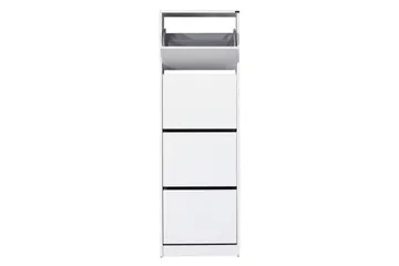 Skoskåp 51x157 cm - Vit - Förvaring - Skoförvaring