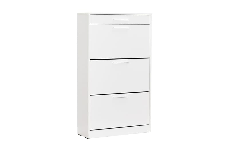 Skoskåp 75x128 cm - Vit - Förvaring - Skoförvaring - Skoskåp