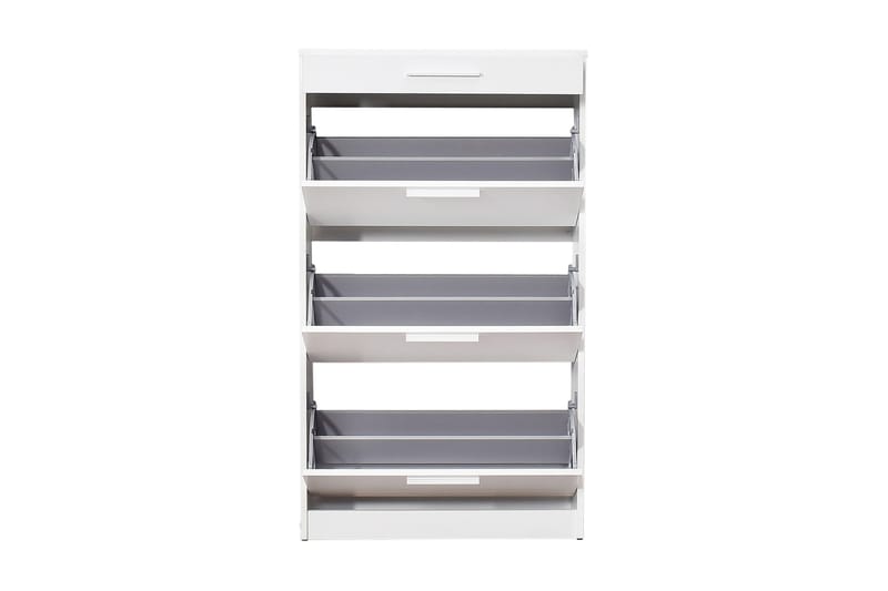 Skoskåp 75x128 cm - Vit - Förvaring - Skoförvaring - Skoskåp