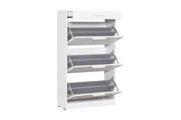 Skoskåp 75x128 cm - Vit - Förvaring - Skoförvaring