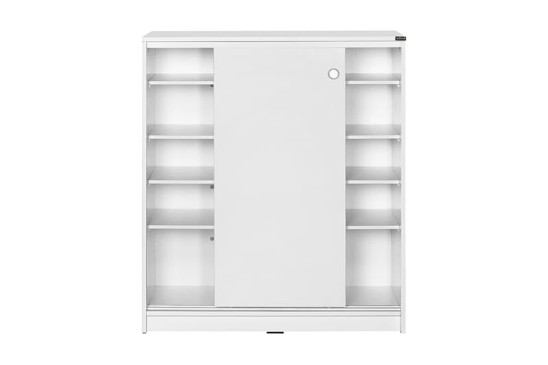 Skoskåp 91x105 cm - Vit - Förvaring - Skoförvaring - Skoskåp