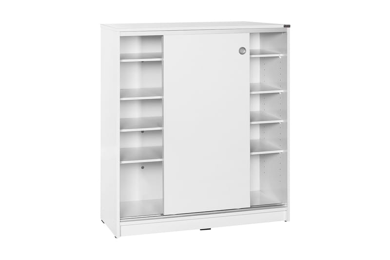 Skoskåp 91x105 cm - Vit - Förvaring - Skoförvaring - Skoskåp