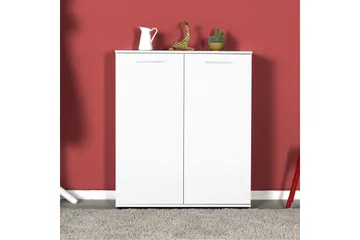 Skoskåp 91x108 cm - Vit - Förvaring - Skoförvaring