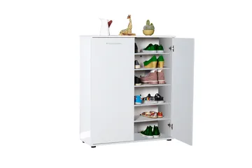 Skoskåp 91x108 cm - Vit - Förvaring - Skoförvaring