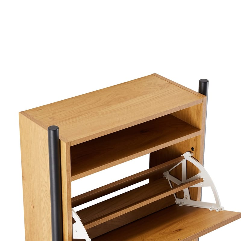 Skoskåp Aalborg 55,6x26x91,5 cm - brun - Förvaring - Skoförvaring - Skoskåp