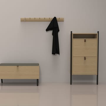 Skoskåp Aalborg 55,6x26x91,5 cm - brun - Förvaring - Skoförvaring
