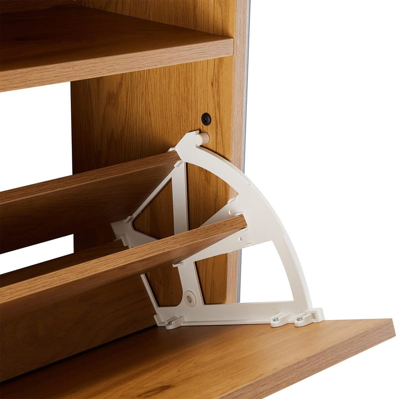 Skoskåp Aalborg 55,6x26x91,5 cm - brun - Förvaring - Skoförvaring - Skoskåp