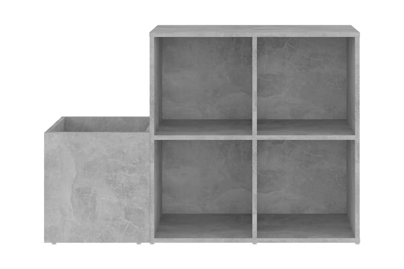 Skoskåp betonggrå 105x35,5x70 cm spånskiva - Betonggrå - Förvaring - Skoförvaring