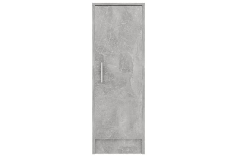 Skoskåp betonggrå 32x35x92 cm spånskiva - Betonggrå - Förvaring - Skoförvaring - Skoskåp
