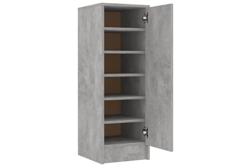 Skoskåp betonggrå 32x35x92 cm spånskiva - Betonggrå - Förvaring - Skoförvaring - Skoskåp