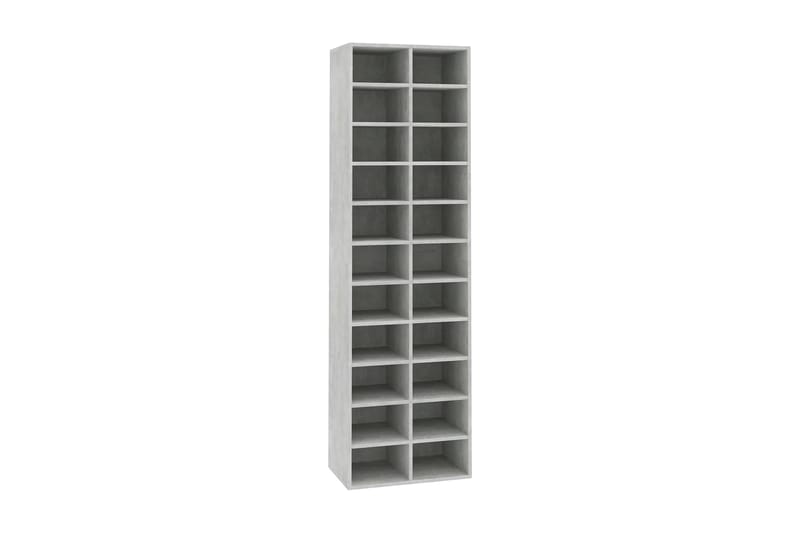 Skoskåp betonggrå 54x34x183 cm spånskiva - Betonggrå - Förvaring - Skoförvaring - Skoskåp