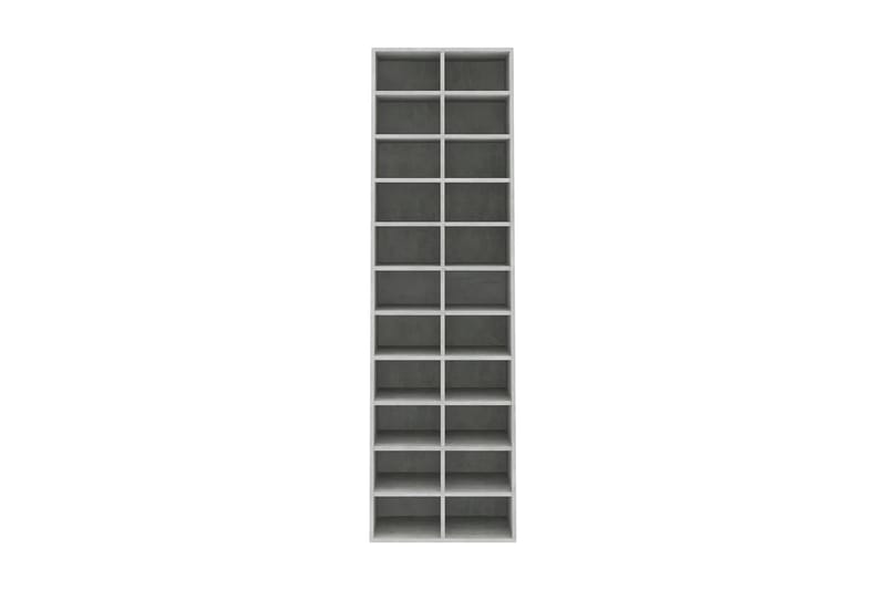 Skoskåp betonggrå 54x34x183 cm spånskiva - Betonggrå - Förvaring - Skoförvaring - Skoskåp