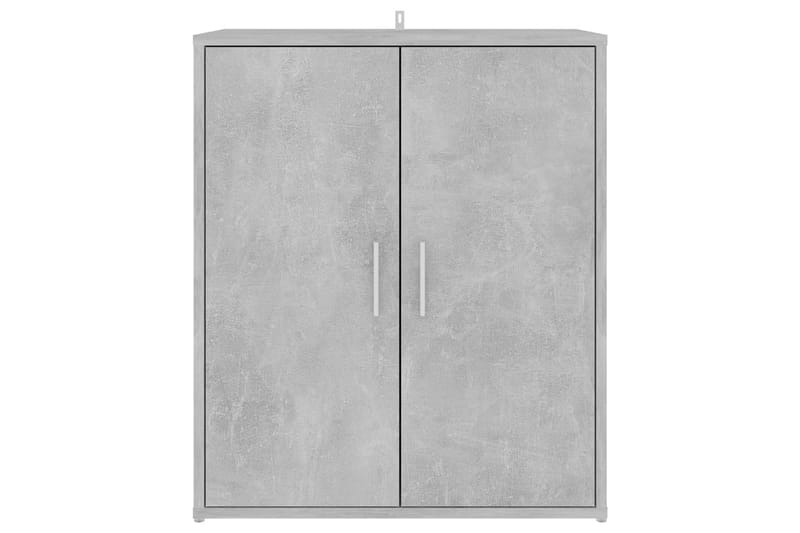 Skoskåp betonggrå 60x35x70 cm spånskiva - Betonggrå - Förvaring - Skoförvaring - Skoskåp