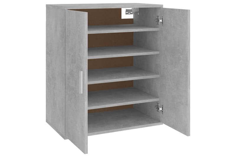 Skoskåp betonggrå 60x35x70 cm spånskiva - Betonggrå - Förvaring - Skoförvaring - Skoskåp